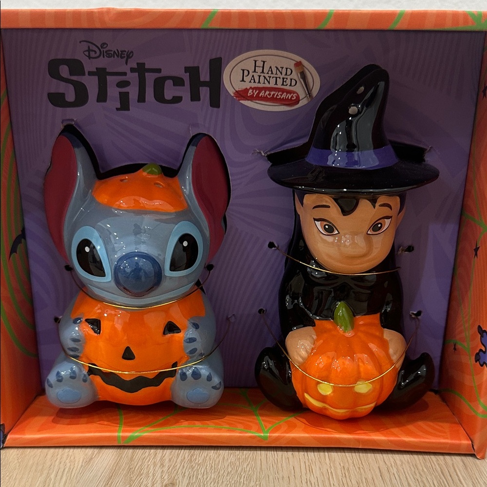Disney Stitch and Lilo Halloween Collectibles - Orange and Black